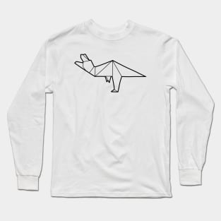 Origami T-Rex Long Sleeve T-Shirt